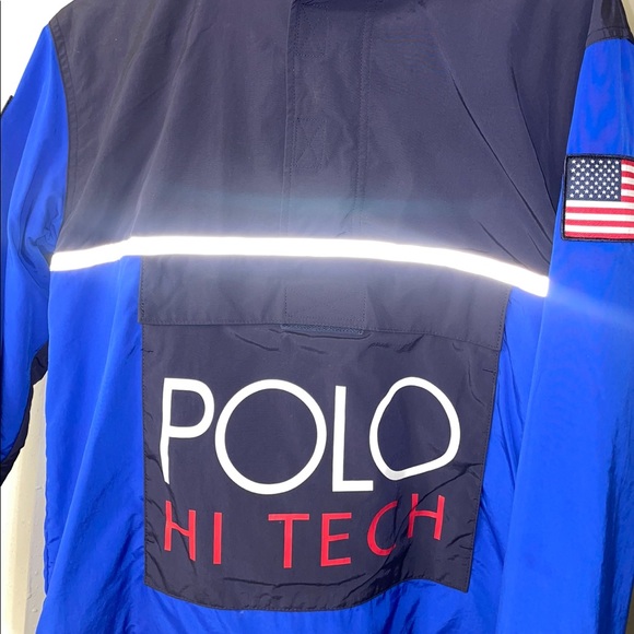 Boys Polo Hi Tech Pullover Windbreaker - Picture 3 of 3